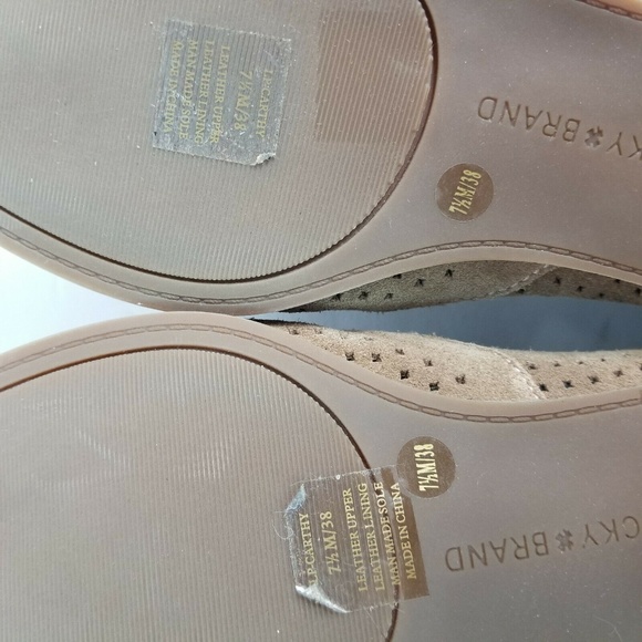 Lucky Brand Carthy Loafer Tan/Brown Suede Slip on - Picture 6 of 7